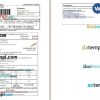 Shaheen Air International airplane e-ticket, Word and PDF download template, 2 pages