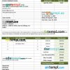 Simple Agency Invoice example in word and pdf format