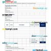 Simple Education Invoice example in word and pdf format
