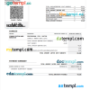 Singapore KK Hospital tax invoice Word and PDF example