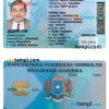 Somalia driver license PSD template