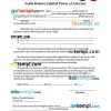 South Dakota Limited Power of Attorney example, fully editable