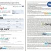 SriLankan Airlines airplane e-ticket, Word and PDF download template, 3 pages