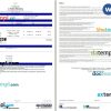 Sriwijaya Air airplane e-ticket, Word and PDF download template, 5 pages
