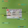 Switzerland driving license PSD files, scan look and photographed image, 2 in 1