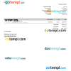 Swiss Yumpu invoice Word and PDF example, fully editable