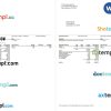 TCG Construction Inc. Employee Paystub Word and PDF example, 7 pages
