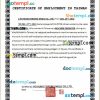 Taiwan Ho Hung Forging Mold Co. Ltd certificate of employment Word and PDF download template