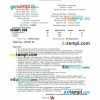 Tamil Nadu State Transport Corporation bus e-ticket, Word and PDF download template