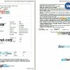Telangana State Road Transport Corporation bus e-ticket, Word and PDF download template, 2 pages