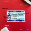 Thailand driving license editable PSD files, scan look and photo-realistic look, 2 in 1