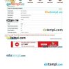 TicketNew movie e-ticket, Word and PDF download template