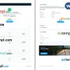 Travelstart airplane e-ticket, Word and PDF download template, 2 pages