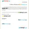 Tunis Association of Democratic Women certificate of employment Word and PDF download template