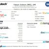 UAE Citytech Software DMCC UAE pay stub example in Word and PDF format