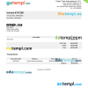 UAE Cyber Cast International invoice Word and PDF example