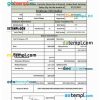 UAE MANZIL Healthcare Services salary slip example in Word and PDF formats