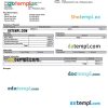 UAE Tawam hospital payslip example in Word and PDF formats