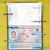 UAE passport editable PSD files, scan and photo look templates, 2 in 1, 2022-present