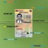 USA Arizona driving license editable PSD files, scan look and photo-realistic look, 2 in 1 (version 2), under 21