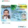 Arkansas driver license PSD template (front), version 2