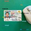 USA California driving license PSD files, scan look and photographed image, 2 in 1 (2018-present)