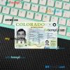 USA Colorado driving license editable PSD files, scan look and photo-realistic look, 2 in 1