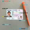 USA District of Columbia driving license PSD files, scan look and photographed image, 2 in 1
