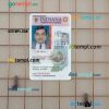 USA Indiana (operator) driving license editable PSD files, scan look and photo-realistic look, 2 in 1, under 21