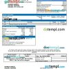 USA Kentucky L&N Federal Credit Union mortgage statement Word and PDF template