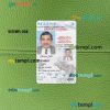 USA Maine driving license PSD files, scan look and photographed image, 2 in 1, under 21