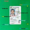 USA Minnesota driving license PSD files, scan look and photographed image, 2 in 1, under 21