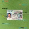 USA Mississippi driving license editable PSD files, scan look and photo-realistic look, 2 in 1