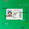 USA Montana driving license editable PSD files, scan look and photo-realistic look, 2 in 1