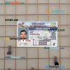 USA Nevada driving license editable PSD files, scan look and photo-realistic look, 2 in 1