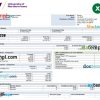 USA UNIVERSITY of Norther Iowa paystub example in Excel and PDF formats