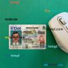 USA Utah driving license editable PSD files, scan look and photo-realistic look, 2 in 1