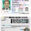 Utah driver license PSD template, 2021 - present