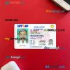USA Utah driving license PSD files, scan look and photographed image, 2 in 1 (2021-present)