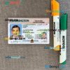 USA Washington driving license editable PSD files, scan look and photo-realistic look, 2 in 1