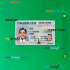 USA Washington driving license PSD files, scan look and photographed image, 2 in 1 (2018-present)