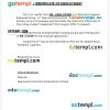 Uganda Telecommunications Corporation Limited certificate of employment Word and PDF download template