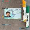 Ukraine driving license editable PSD files, scan look and photo-realistic look, 2 in 1
