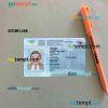 Ukraine driving license PSD files, scan look and photographed image, 2 in 1 (2016-2021)