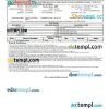 Uttarakhand Transport Corporation bus e-ticket, Word and PDF download template
