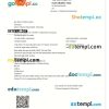 VIETNAM electronic travel visa PSD example, with fonts