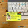 Vanuatu driving license PSD files, scan look and photographed image, 2 in 1