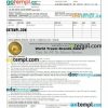 Vijayanand Travels bus tour e-ticket, Word and PDF download template