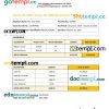 WWL Subcontractors pay stub example in PDF and Word formats