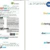 Yeti Airlines airplane e-ticket, Word and PDF download template, 2 pages